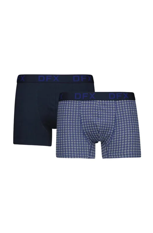 Huck Knit Trunks 2pk _ 150443 _ Navy sold by Dunns
