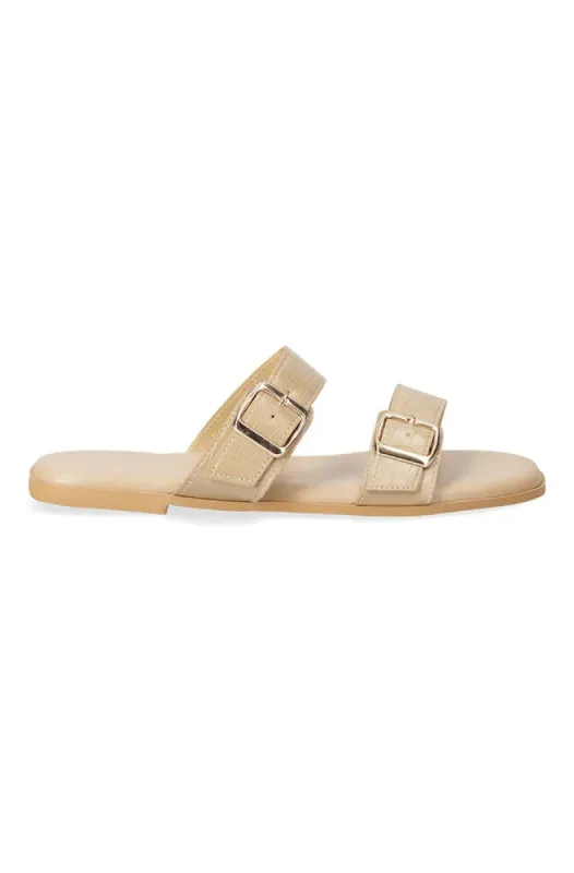 Ingella Slip On Sandal _ 153454 _ Beige sold by Dunns