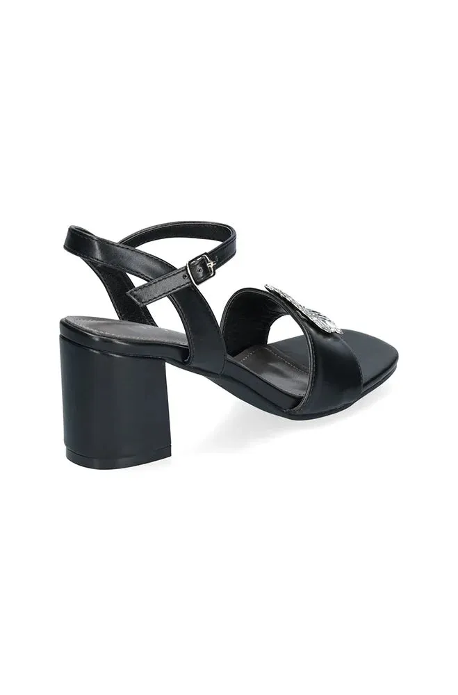 Genevieve Block Heel Sandal _ 150651 _ Black sold by Dunns product image thumbnail 2