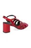 Caron Block Heel Sandal _ 153218 _ Red sold by Dunns