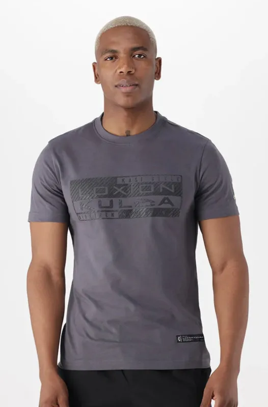 Loxion Kulca Branded Tee _ 151318 _ Dark Grey made by Dunns