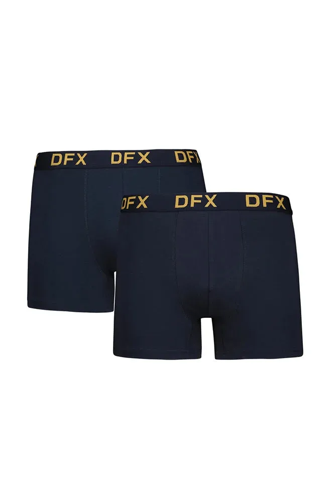 Jovian Knit Trunks 2pk _ 150412 _ Navy sold by Dunns
