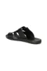 Noah Faux Leather Sandal _ 149804 _ Black sold by Dunns