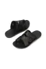 Noah Faux Leather Sandal _ 149804 _ Black sold by Dunns