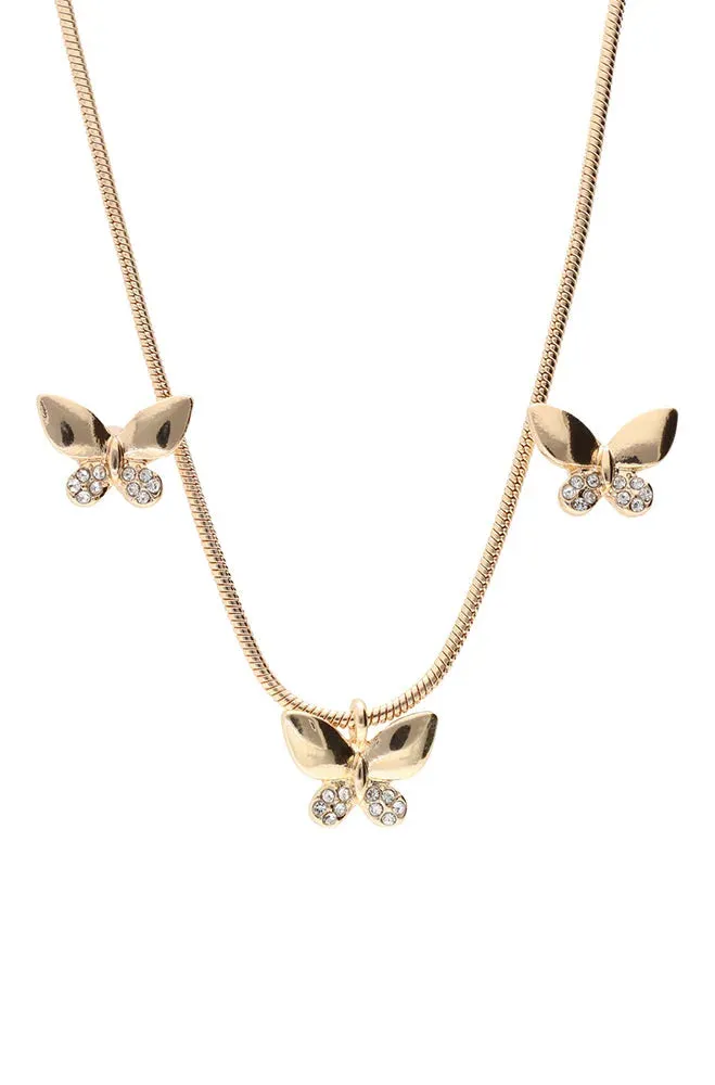 Maria Necklace And Earring Set _ 151585 _ Gold sold by Dunns