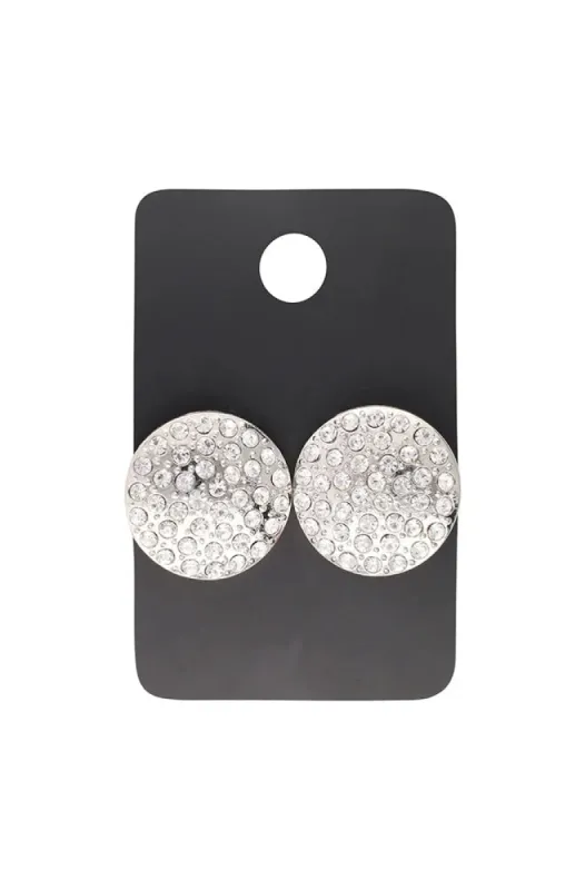 Brooke Diamante Stud Earrings _ 151887 _ Silver sold by Dunns