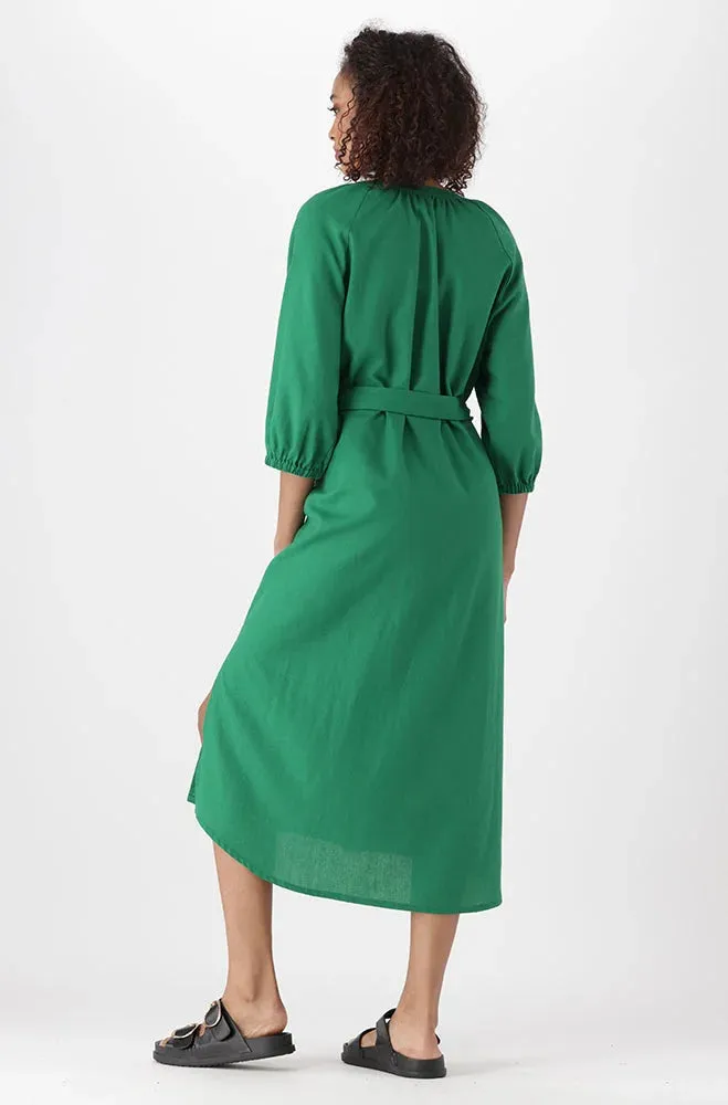 Sarah Belted Dress _ 151280 _ Green sold by Dunns product image thumbnail 4