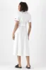 Sara Shirt Linen Blend Dress _ 151281 _ White sold by Dunns