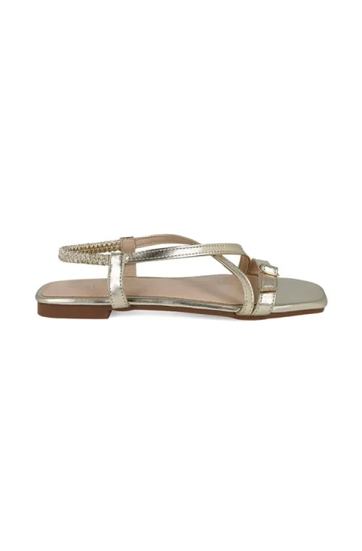 Goldie Sling Back Sandal _ 150416 _ Gold sold by Dunns