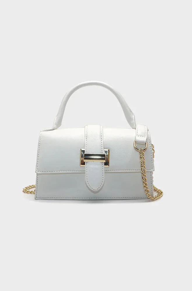 Emma Sling Bag _ 150067 _ White sold by Dunns