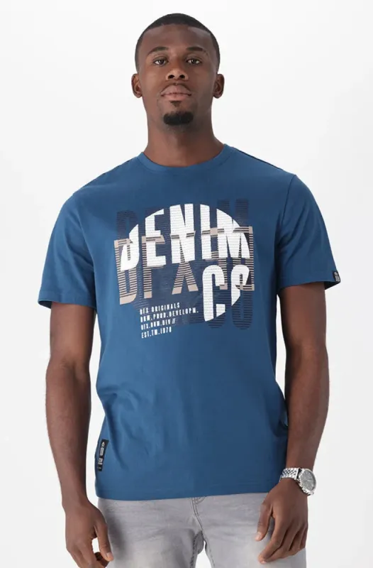 Gage Tee _ 150440 _ Blue sold by Dunns