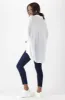 Danika Chrinckled Viscose Shirt _ 151269 _ White sold by Dunns