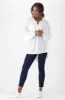 Danika Chrinckled Viscose Shirt _ 151269 _ White sold by Dunns