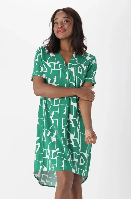 Carla Portofino Dress _ 151329 _ Green sold by Dunns