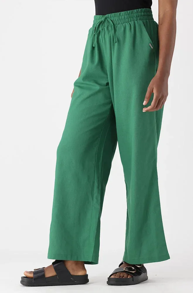Kate Linen Blend Wide Leg Pants _ 152485 _ Green sold by Dunns product image thumbnail 2