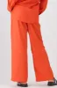 Kate Linen Blend Wide Leg Pants _ 150220 _ Orange sold by Dunns