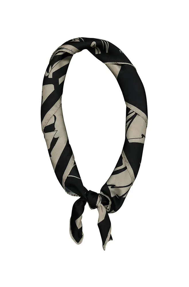 Lorna Printed Satin Scarf _ 150970 _ Multi sold by Dunns