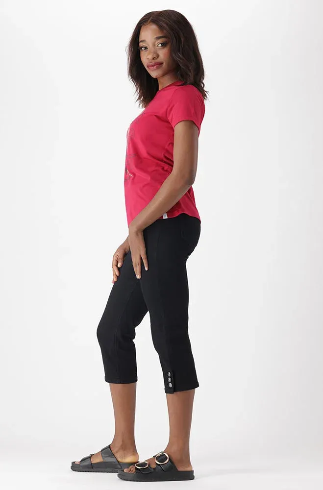 Zola Regular Fitted Graphic Tee _ 150317 _ Pink sold by Dunns product image thumbnail 5