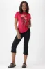 Zola Regular Fitted Graphic Tee _ 150317 _ Pink sold by Dunns
