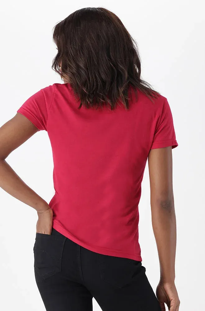 Zola Regular Fitted Graphic Tee _ 150317 _ Pink sold by Dunns product image thumbnail 3