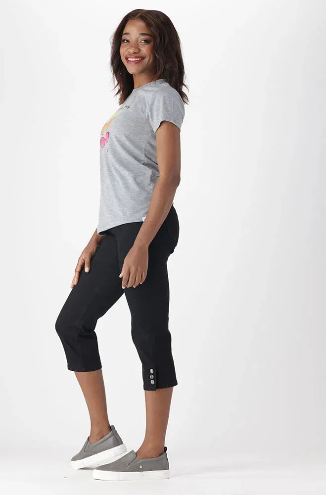 Zola Regular Fitted Graphic Tee _ 150316 _ Grey Mel sold by Dunns product image thumbnail 5