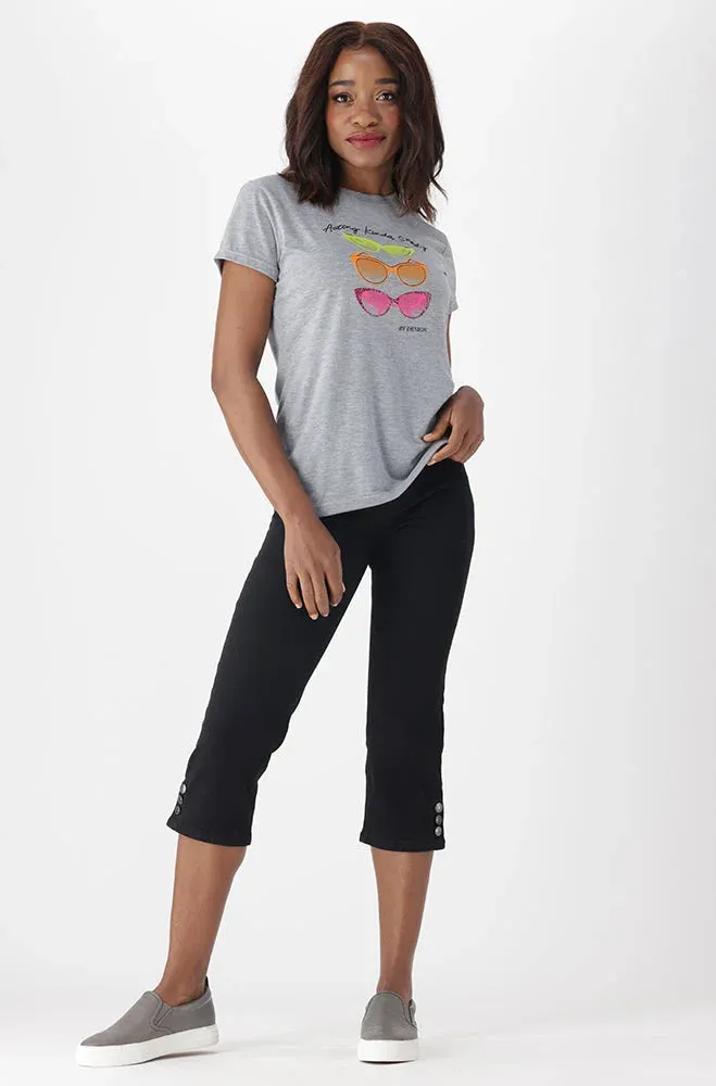 Zola Regular Fitted Graphic Tee _ 150316 _ Grey Mel sold by Dunns product image thumbnail 4