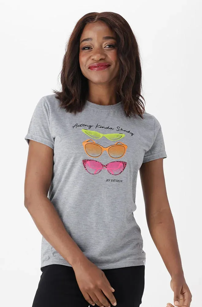 Zola Regular Fitted Graphic Tee _ 150316 _ Grey Mel sold by Dunns