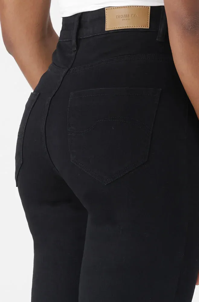 Sienna Denim Capri _ 152496 _ Black Wash sold by Dunns product image thumbnail 3