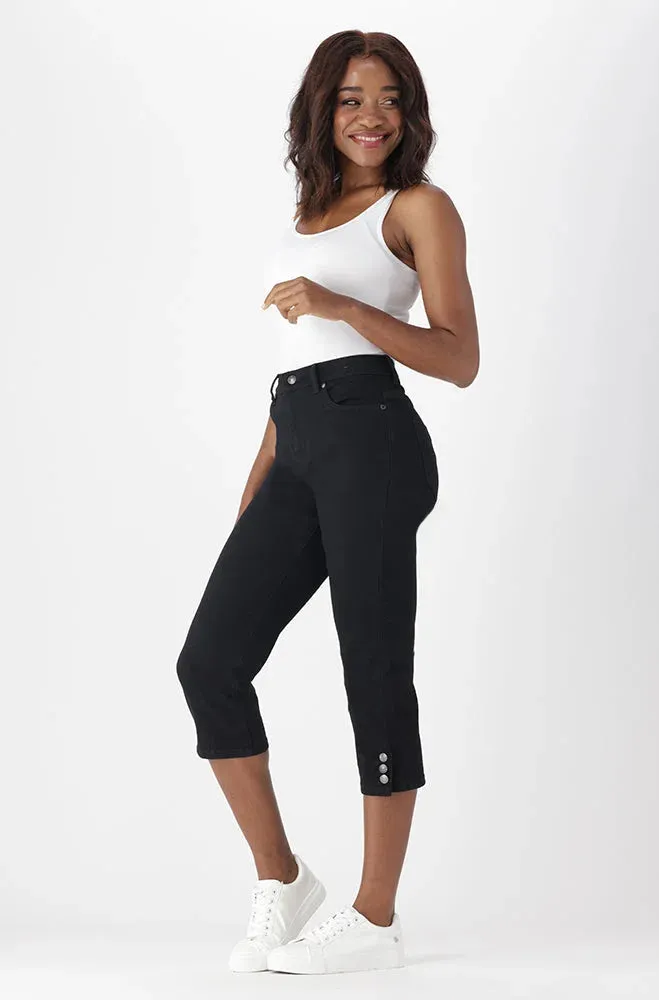 Sienna Denim Capri _ 152496 _ Black Wash sold by Dunns product image thumbnail 4