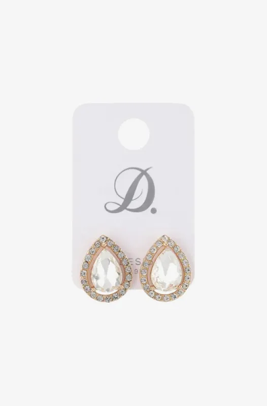 Jane Diamante Single Earring _ 151429 _ Gold sold by Dunns