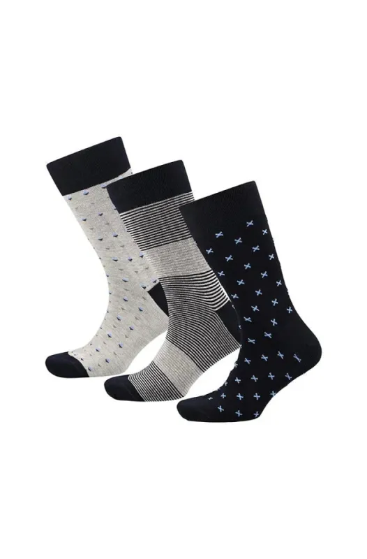 Nash Socks 3pk _ 148823 _ Blue sold by Dunns