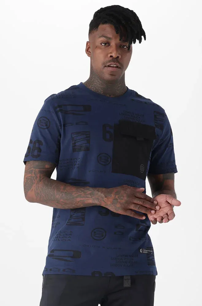 Loxion Kulca Branded Tee _ 149656 _ Petrol sold by Dunns