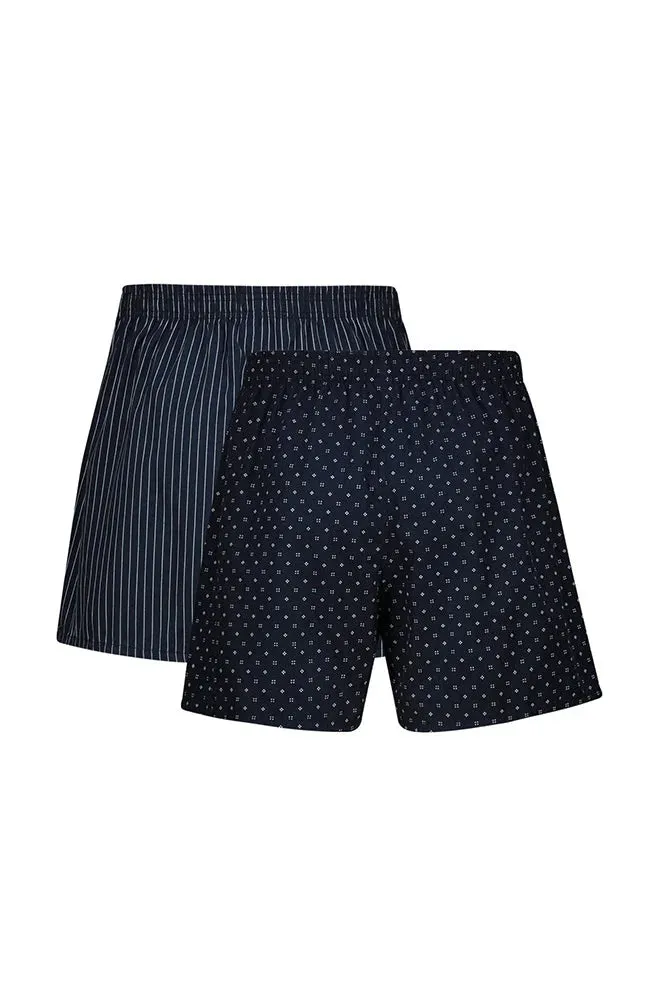 Everest Woven Boxers 2pk _ 150828 _ Navy sold by Dunns product image thumbnail 2