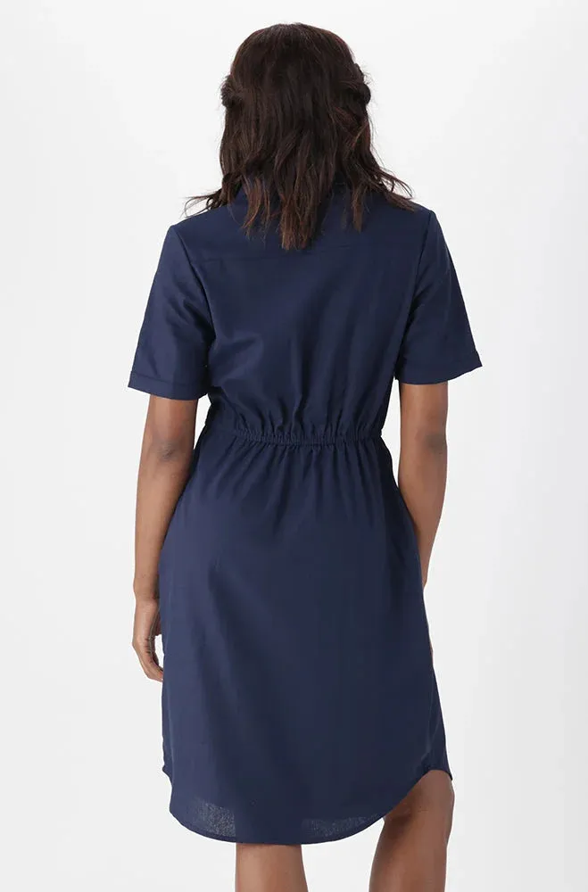 Gia Shirt Dress _ 151278 _ Navy sold by Dunns product image thumbnail 3