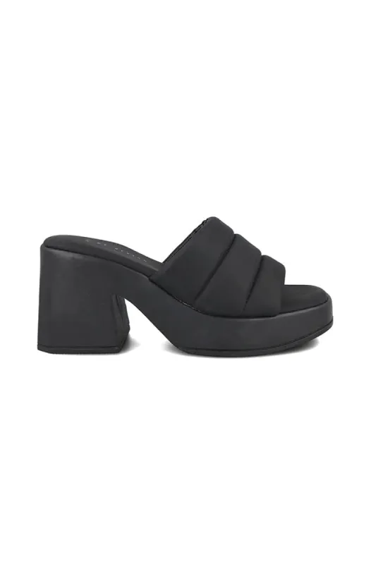 Rossini Platform Mule _ 149772 _ Black sold by Dunns