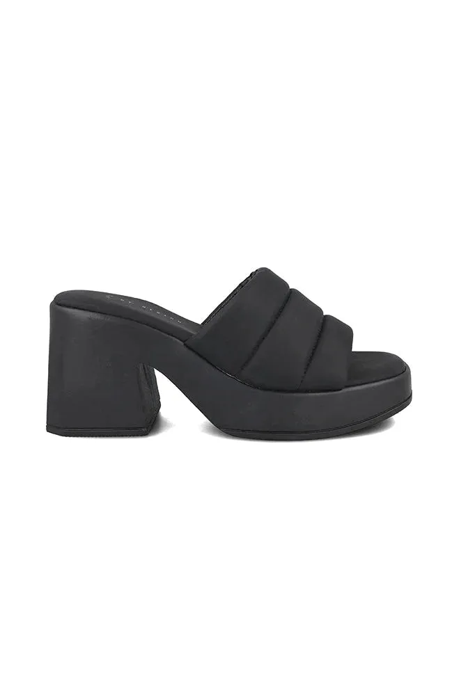 Rossini Platform Mule _ 149772 _ Black sold by Dunns