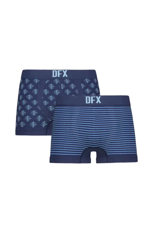 Camden Seamfree Trunks - 2 Pack _ 146479 _ Navy sold by Dunns