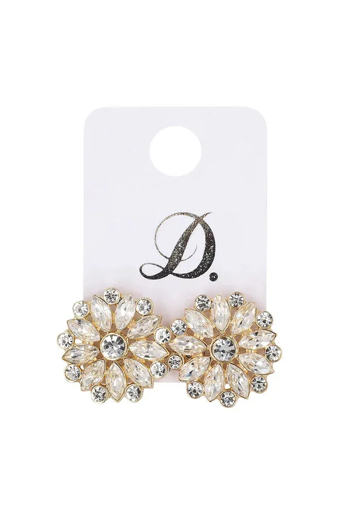 Ariana Diamante Stud Earrings _ 149612 _ Gold sold by Dunns