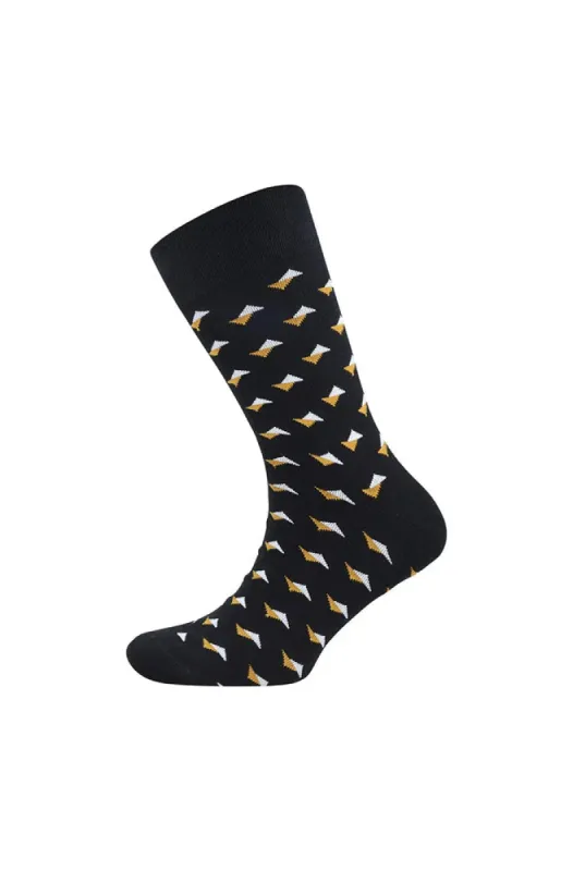 Wesley Single Socks _ 146667 _ Black sold by Dunns