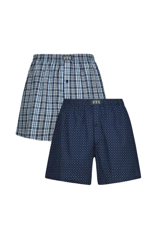 Oakley Woven Boxers - 2 Pack _ 146444 _ Navy sold by Dunns