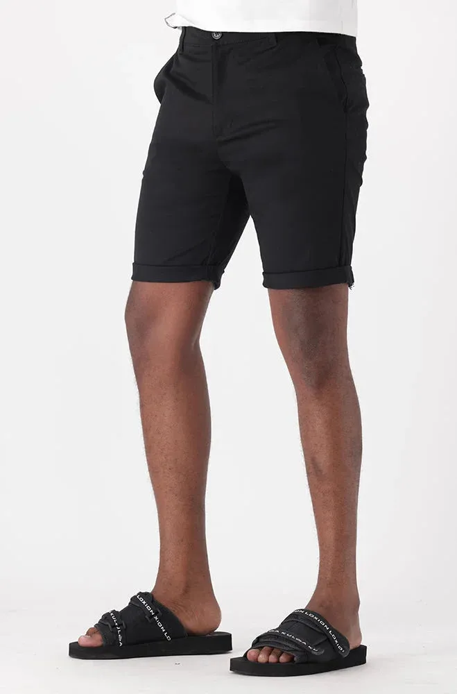 Placid Chino Short _ 149239 _ Black sold by Dunns product image thumbnail 2