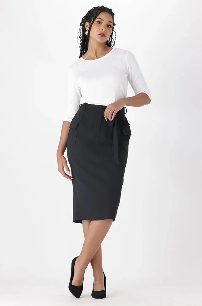 Dakotah Utility Skirt _ 149808 _ Black sold by Dunns product image thumbnail 4