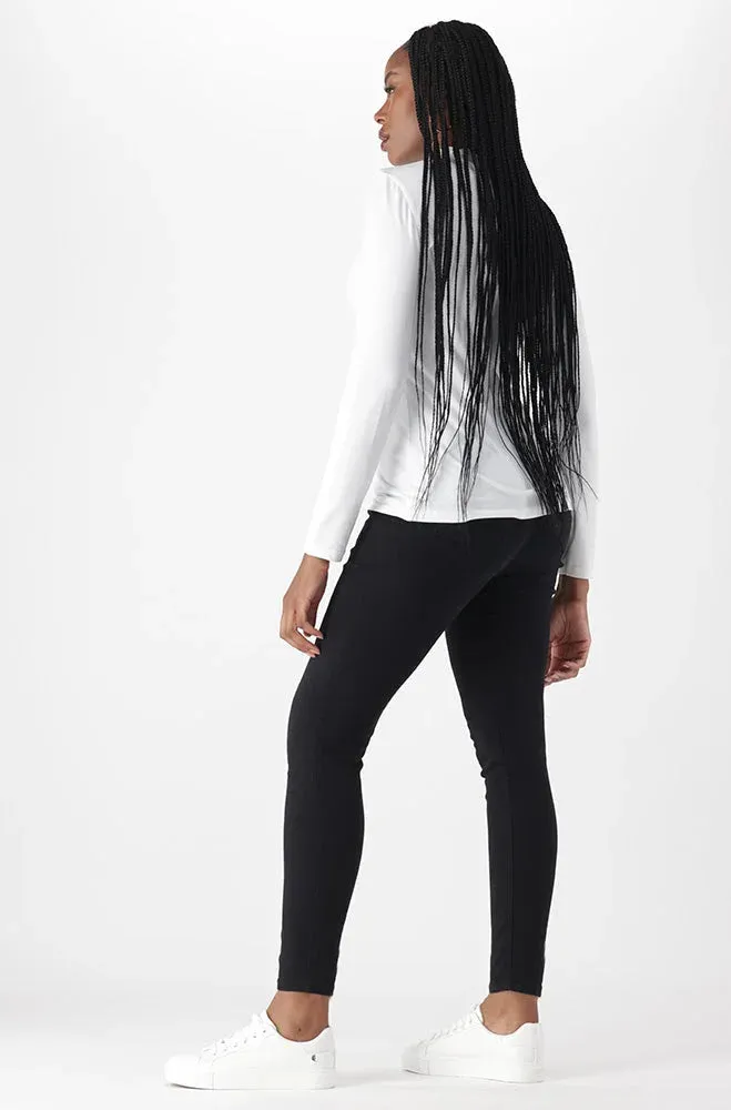 Tia Turtle Neck Top _ 148814 _ White sold by Dunns product image thumbnail 5