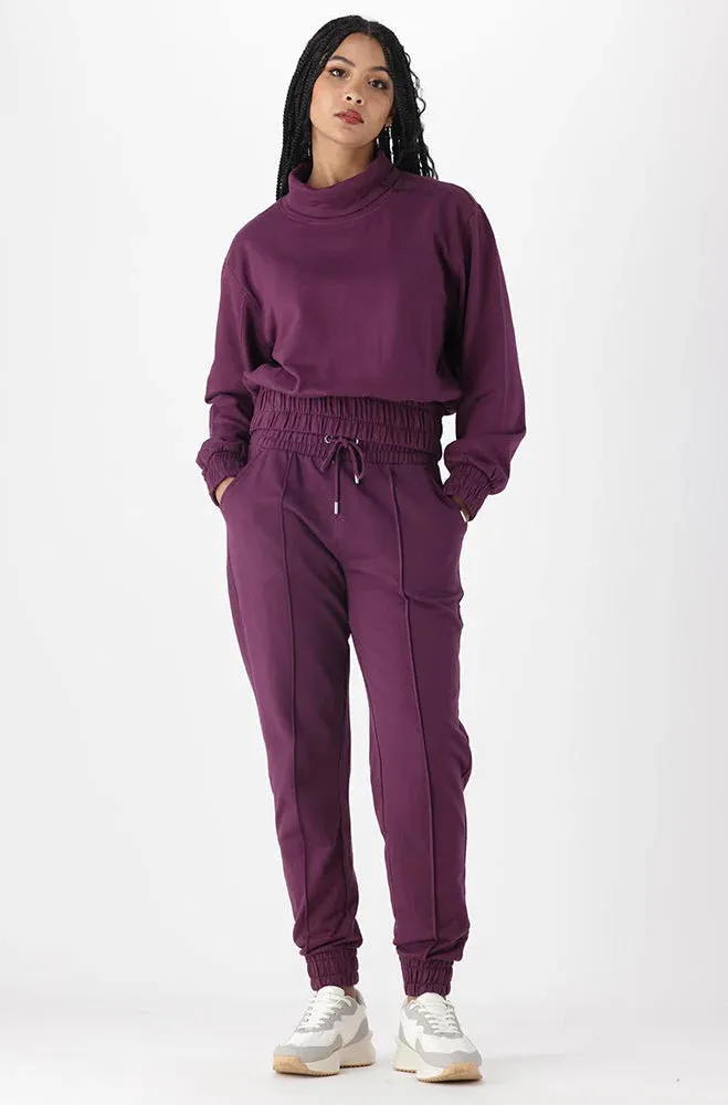 Elissa Fleece Jogger _ 145515 _ Purple sold by Dunns product image thumbnail 4