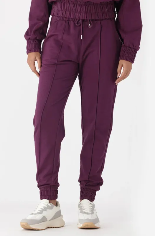 Elissa Fleece Jogger _ 145515 _ Purple sold by Dunns