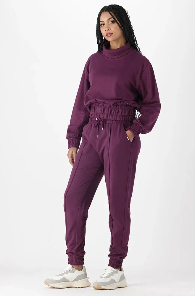 Elissa Fleece Jogger _ 145515 _ Purple sold by Dunns product image thumbnail 5