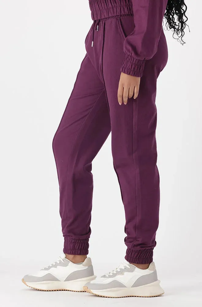 Elissa Fleece Jogger _ 145515 _ Purple sold by Dunns product image thumbnail 2