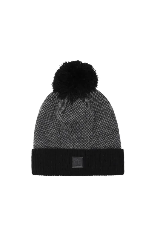 Roy Pom Pom Beanie _ 148021 _ Black sold by Dunns