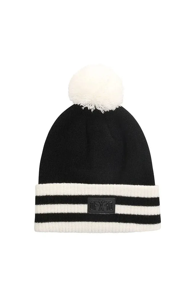 Lebo Pom Pom Beanie _ 148032 _ Multi sold by Dunns