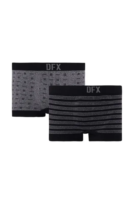Dexter Seamfree Trunks - 2 Pack _ 147813 _ Charcoal Mel sold by Dunns